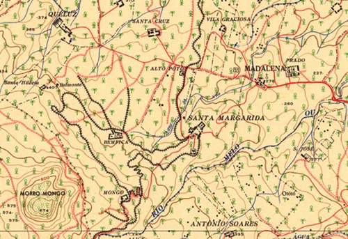 Mapa de S. Tom, 1958